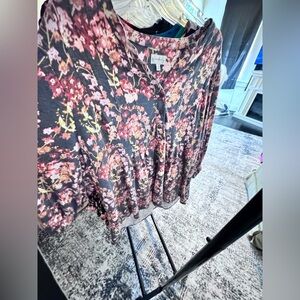 Wonderly Floral Blouse in Pink and Yellow
